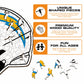 Los Angeles Chargers™ Helmet - Wooden Puzzle