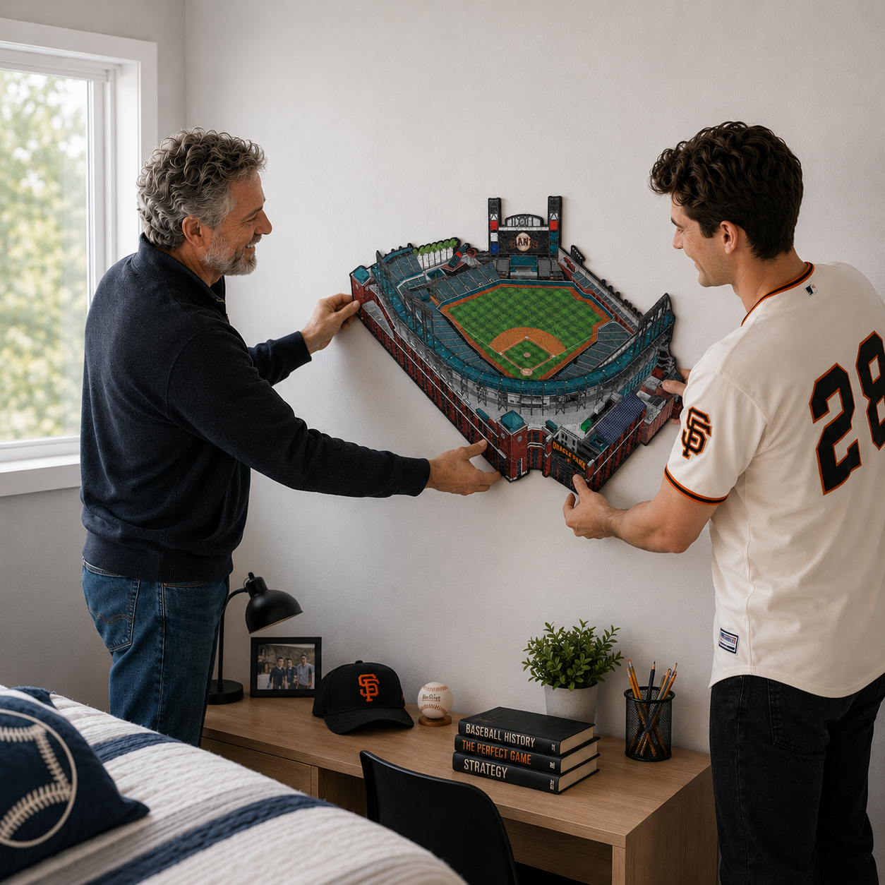 San Francisco Giants™ Oracle Park Wooden Puzzle