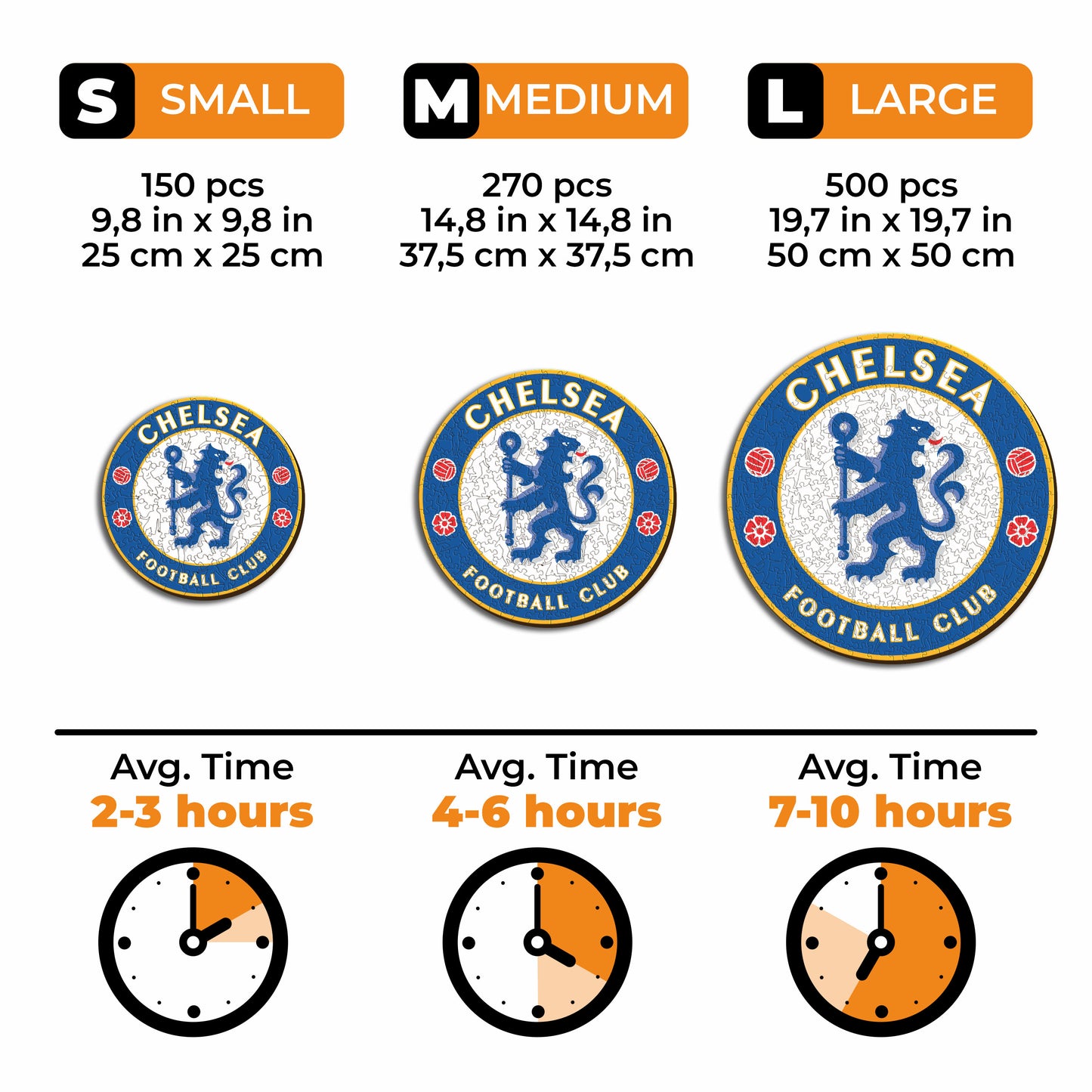Chelsea FC® Crest - Wooden Puzzle