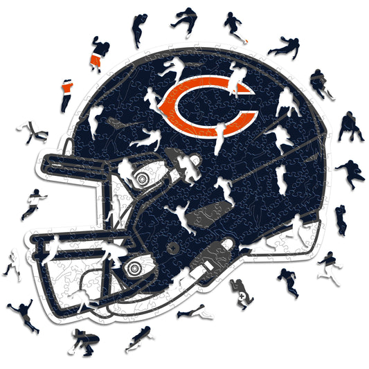 Chicago Bears™ Helmet - Wooden Puzzle