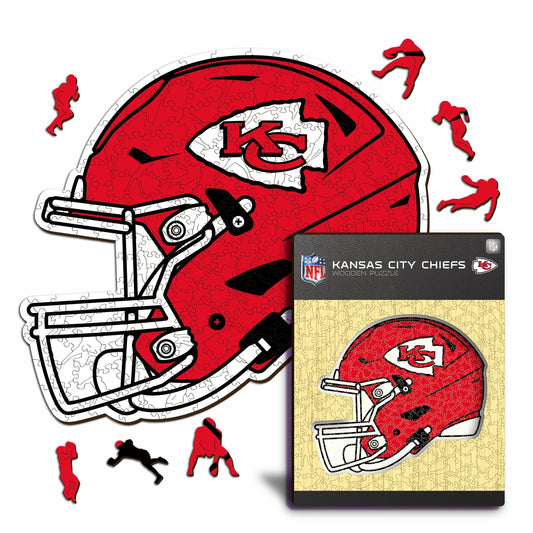 Kansas City Chiefs™ Helmet - Wooden Puzzle