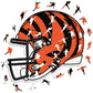 Cincinnati Bengals™ Helmet - Wooden Puzzle