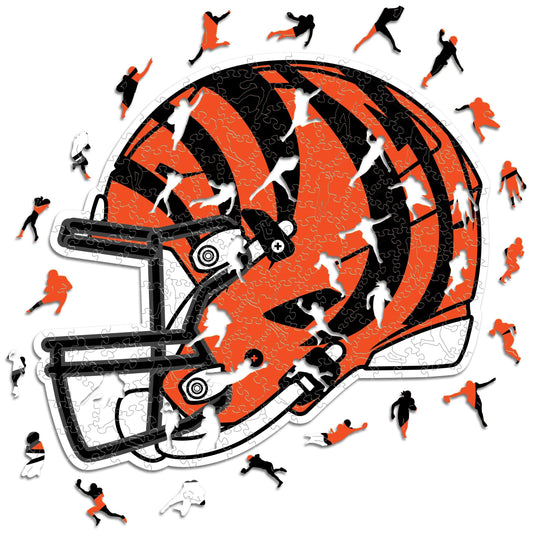 Cincinnati Bengals™ Helmet - Wooden Puzzle