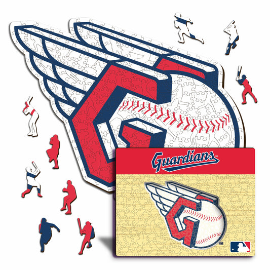 Cleveland Guardians™ Crest - Wooden Puzzle