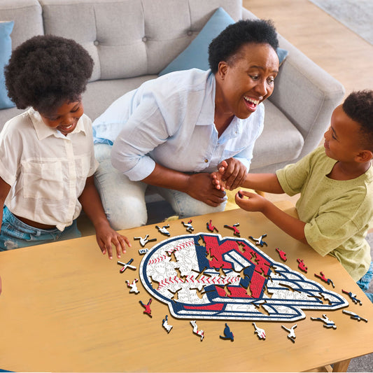 Cleveland Guardians™ Crest - Wooden Puzzle