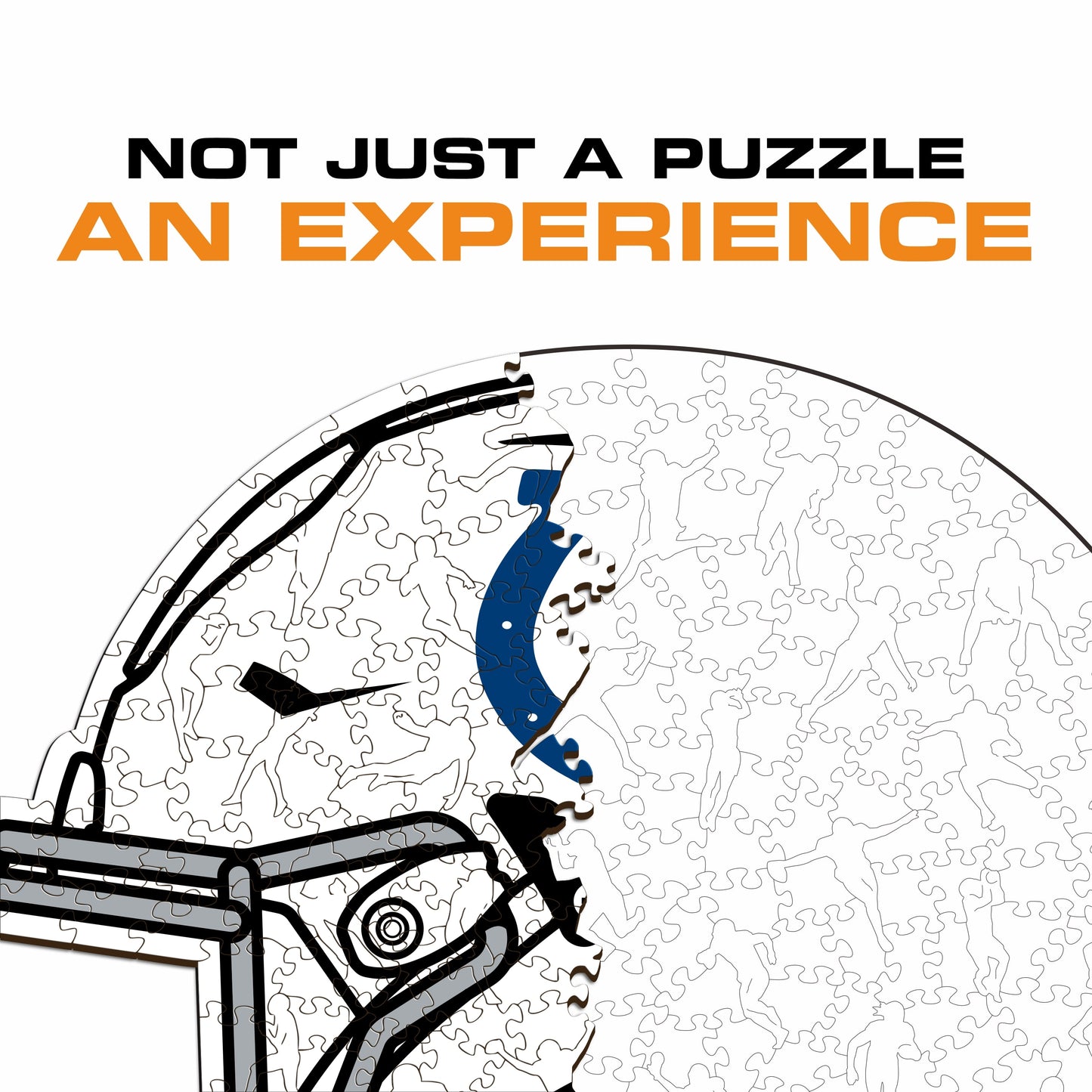 Indianapolis Colts™ Helmet - Wooden Puzzle