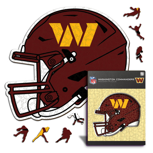 Washington Commanders™ Helmet - Wooden Puzzle