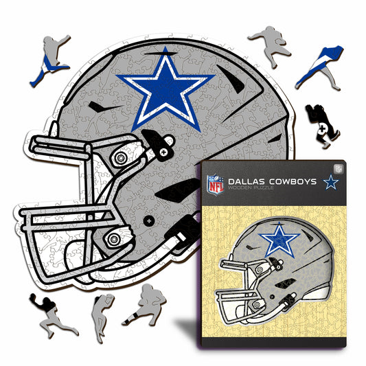 Dallas Cowboys™ Helmet - Wooden Puzzle