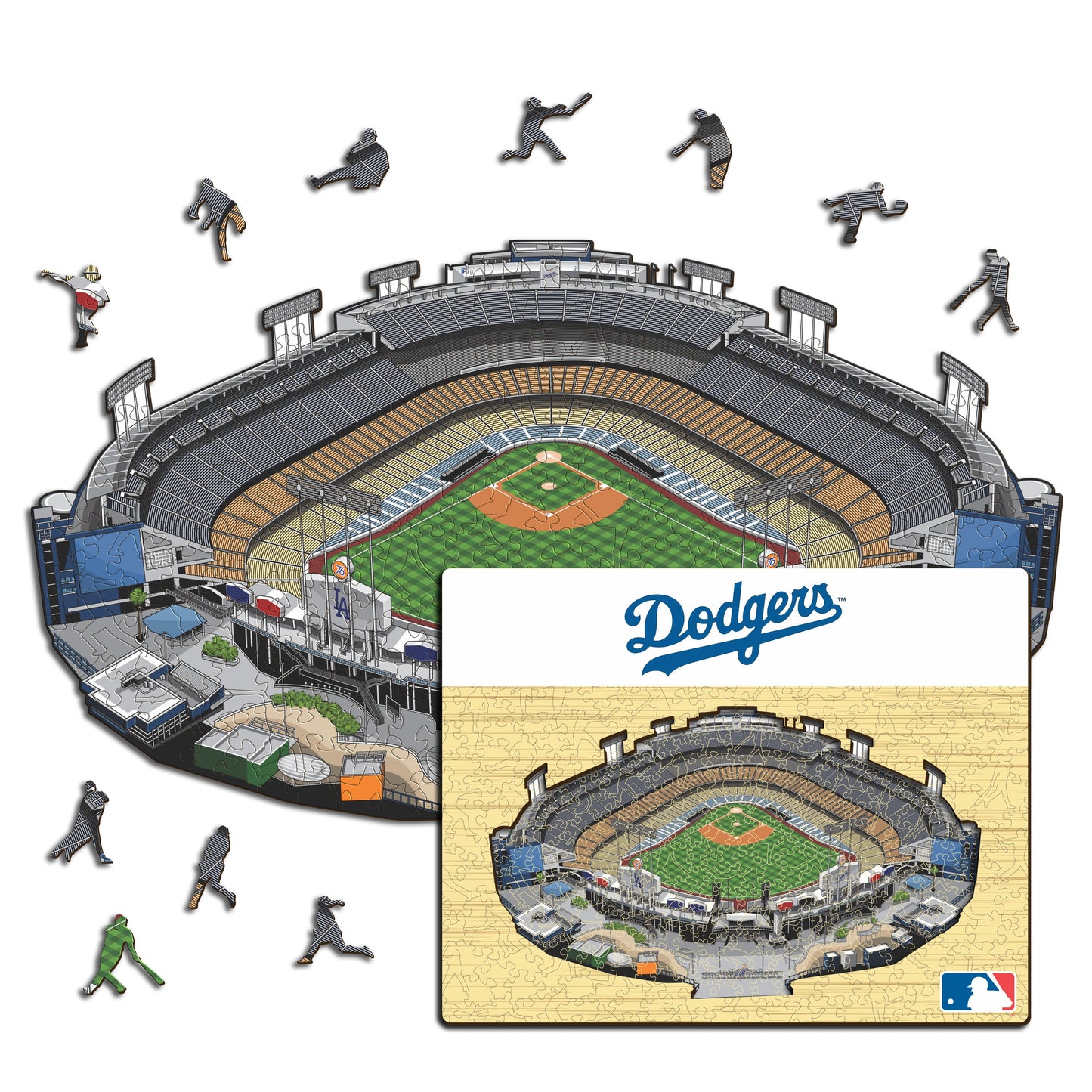 Los Angeles Dodgers™ Dodger Stadium Wooden Puzzle