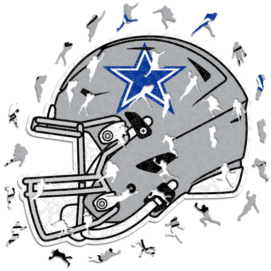 Dallas Cowboys™ Helmet - Wooden Puzzle