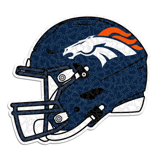Denver Broncos™ Helmet - Wooden Puzzle