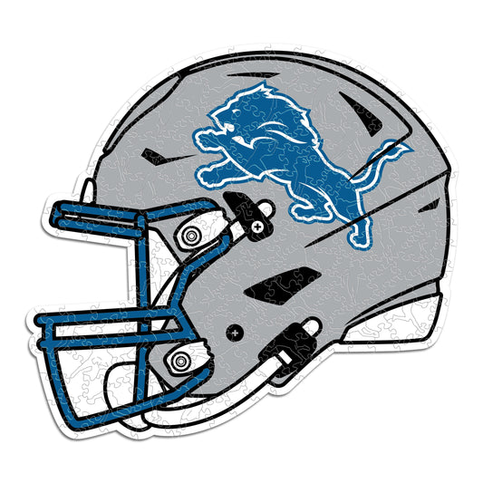 Detroit Lions™ Helmet - Wooden Puzzle