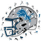 Detroit Lions™ Helmet - Wooden Puzzle