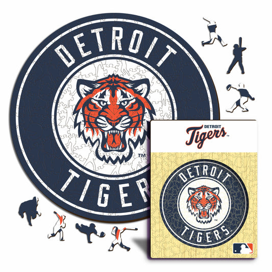 Detroit Tigers™ Crest - Wooden Puzzle
