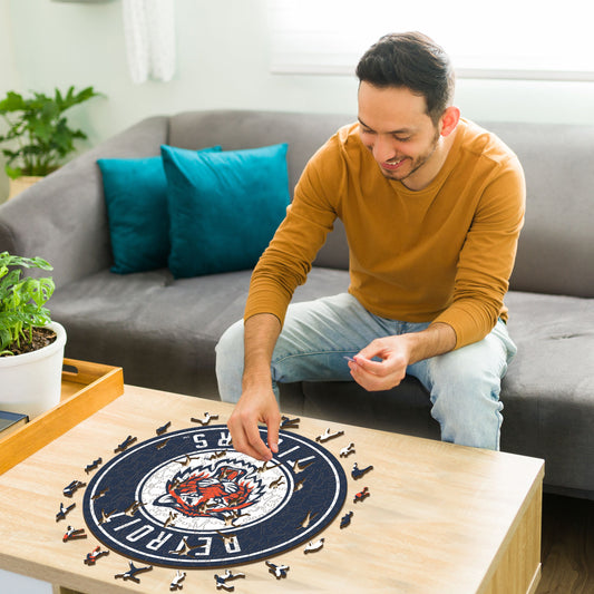 Detroit Tigers™ Crest - Wooden Puzzle