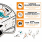 Miami Dolphins™ Helmet- Wooden Puzzle