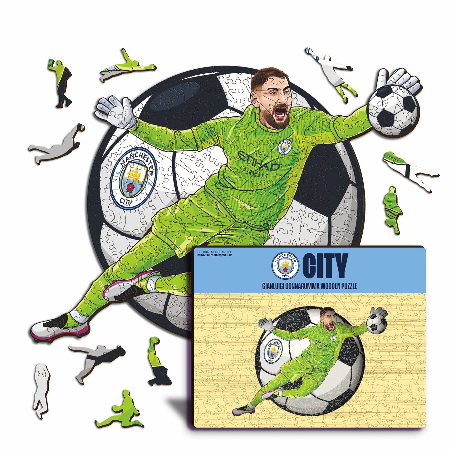 Gianluigi Donnarumma - Wooden Puzzle