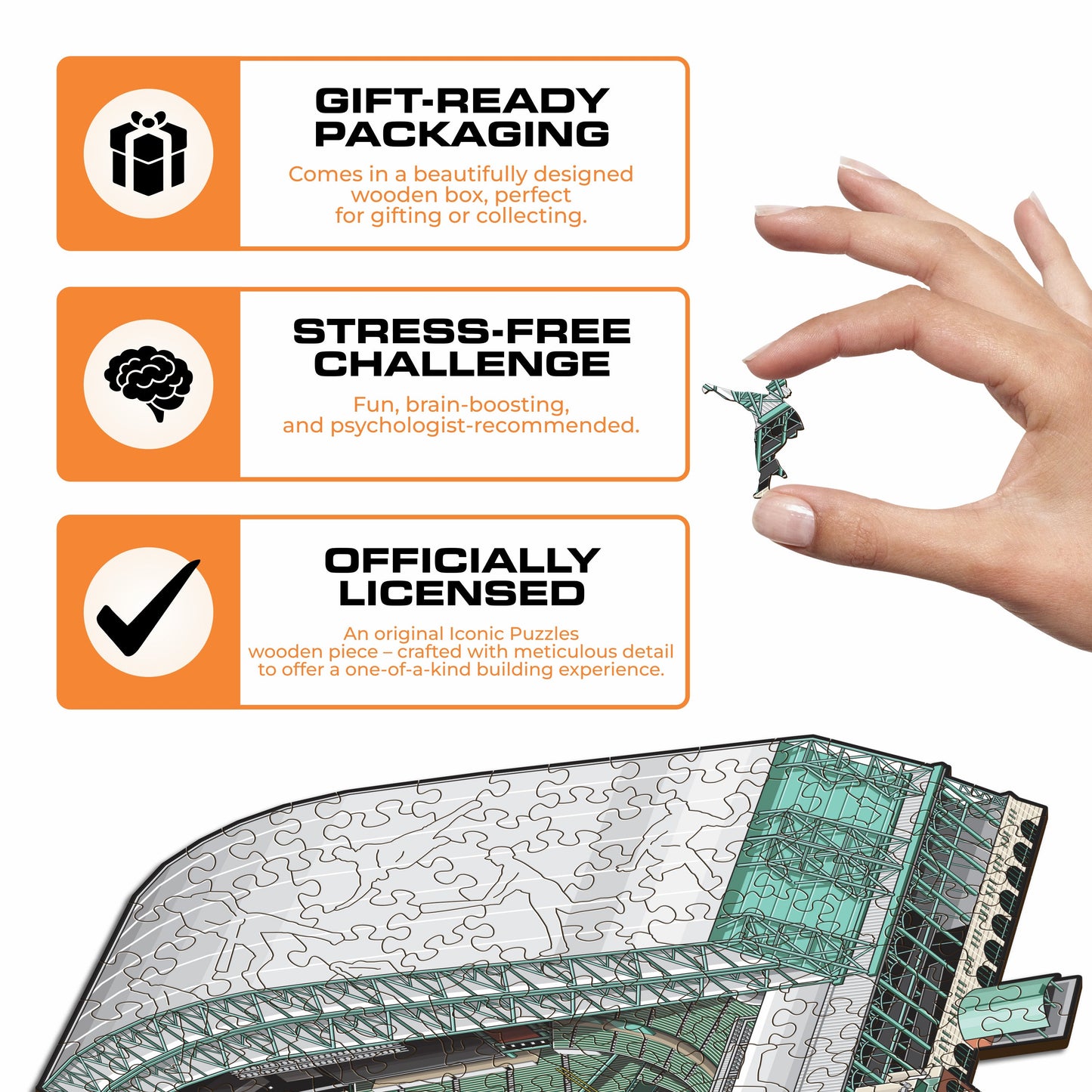 Houston Astros™ Daikin Park Wooden Puzzle