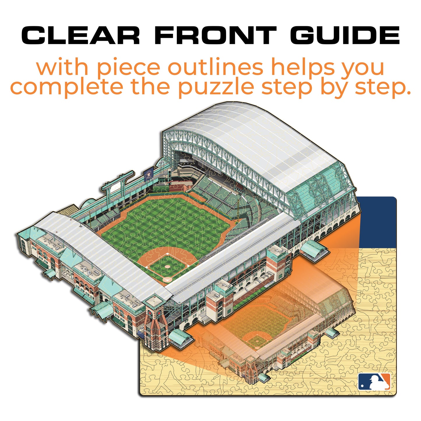 Houston Astros™ Daikin Park Wooden Puzzle