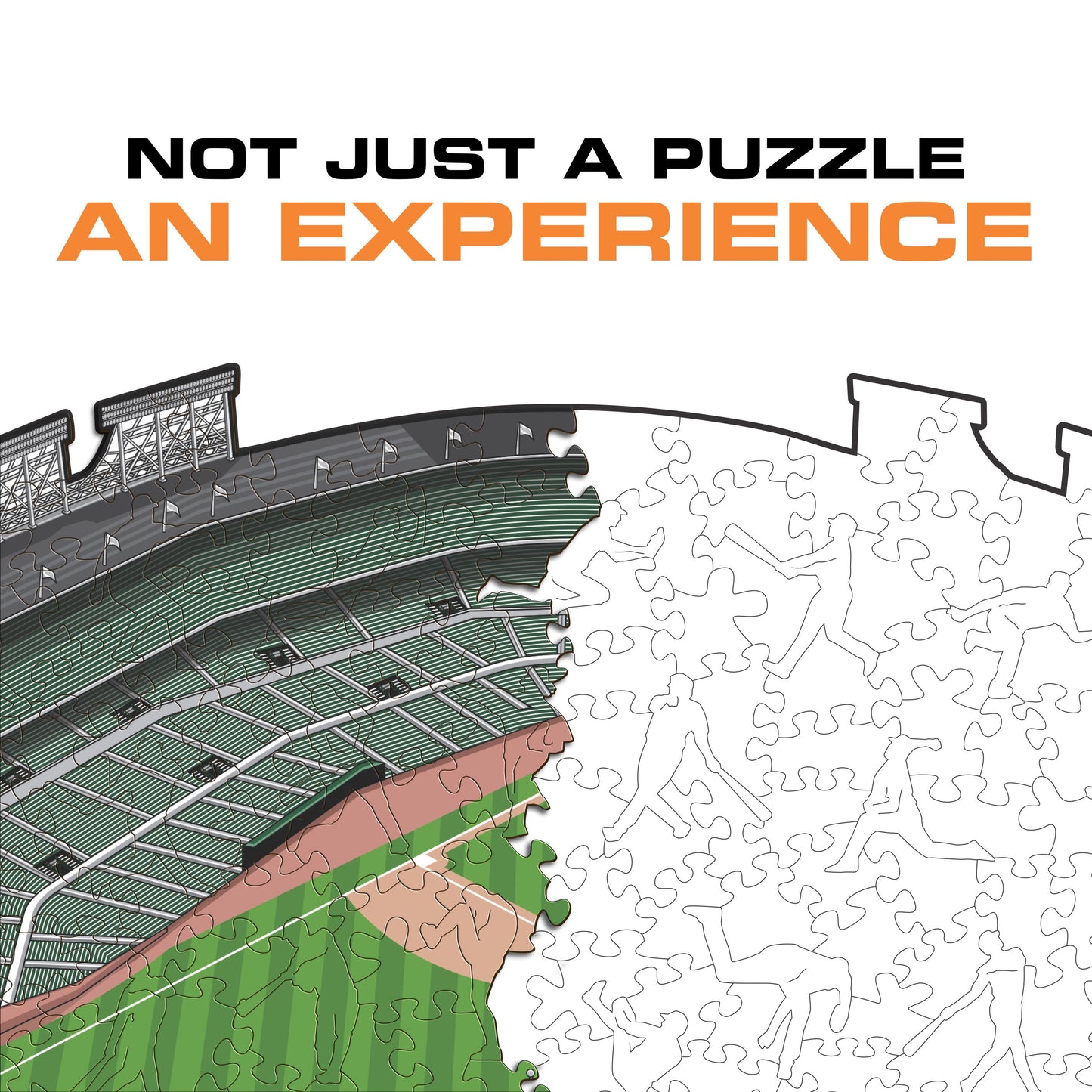 Chicago Cubs™ Wrigley Field Wooden Puzzle