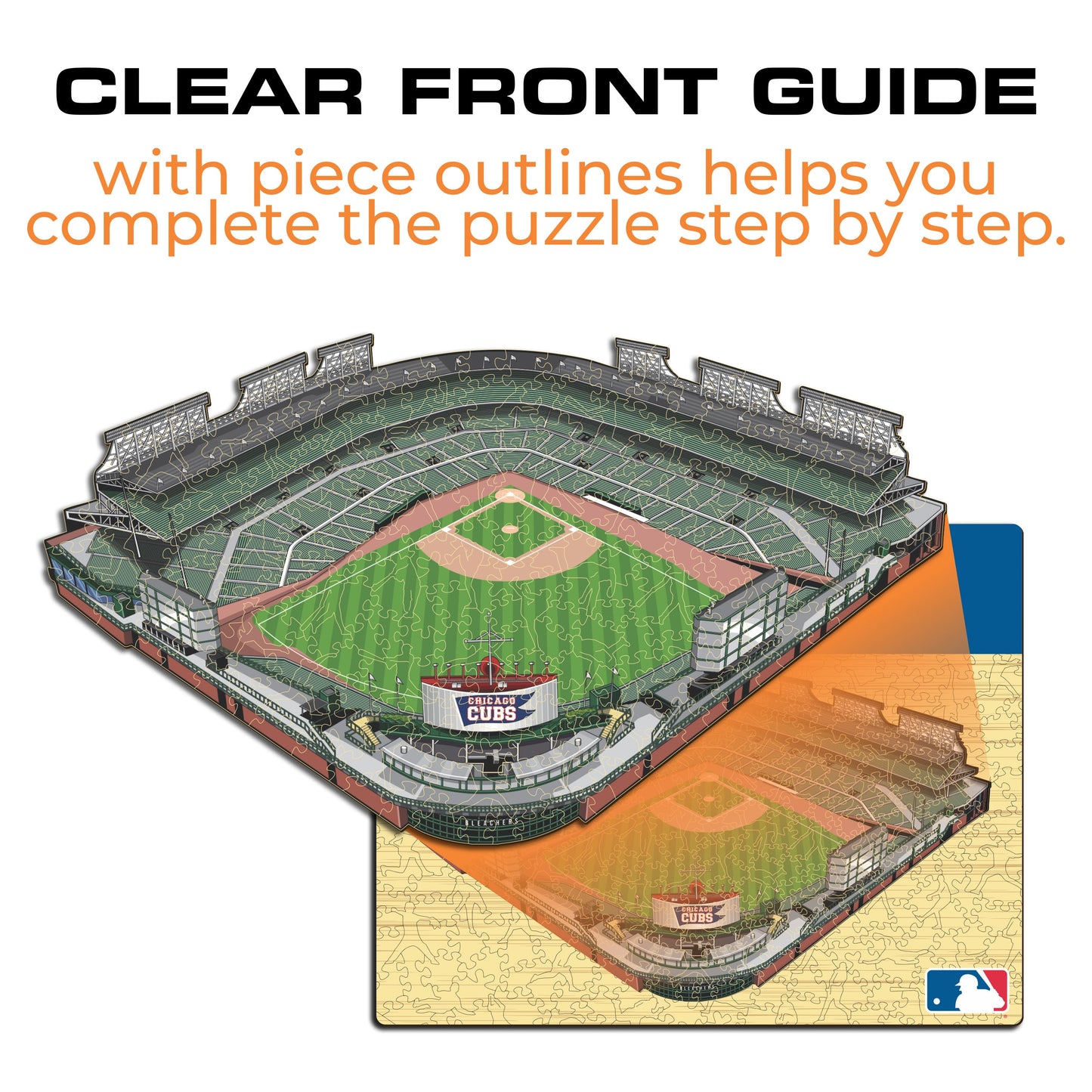 Chicago Cubs™ Wrigley Field Wooden Puzzle