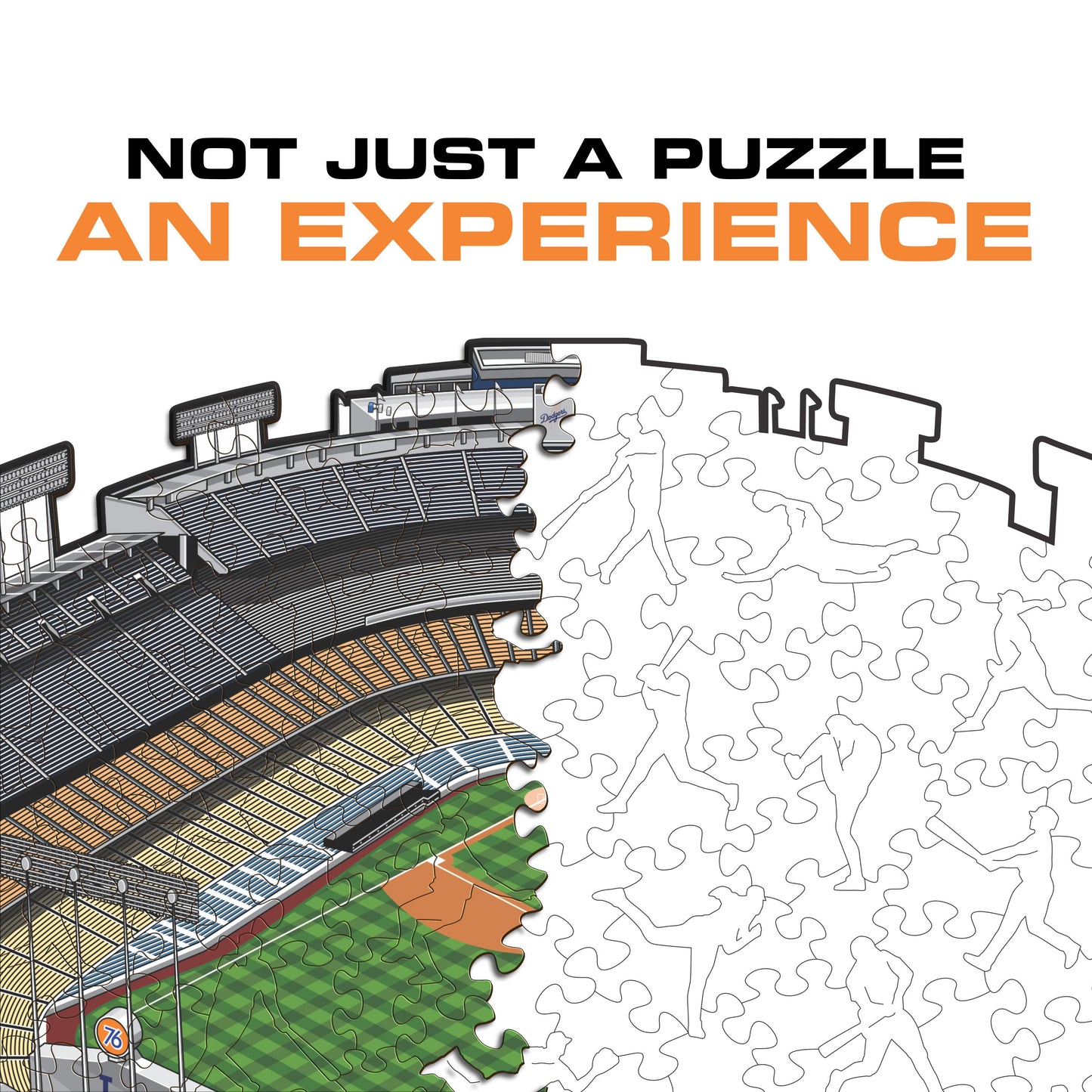 Los Angeles Dodgers™ Dodger Stadium Wooden Puzzle