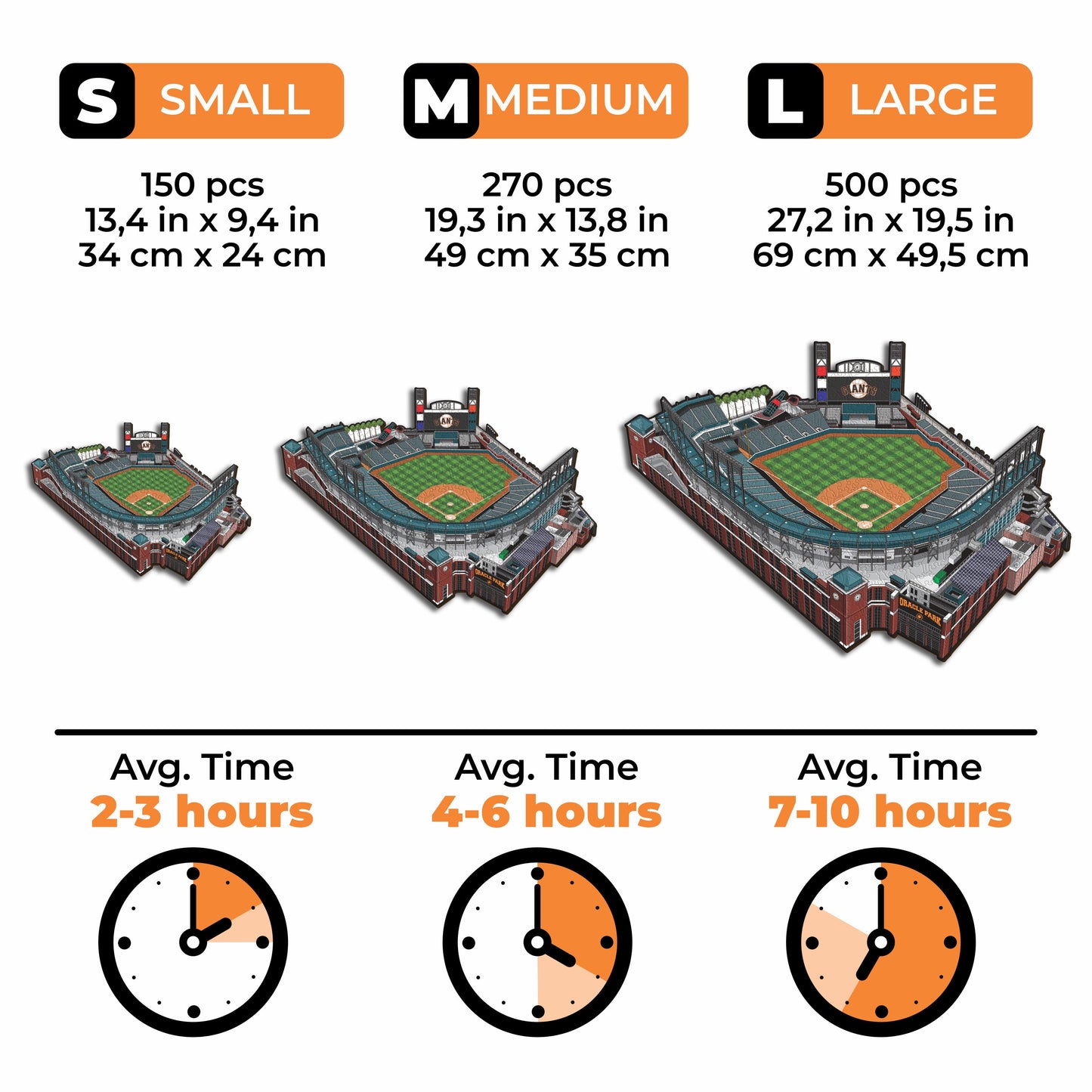 San Francisco Giants™ Oracle Park Wooden Puzzle