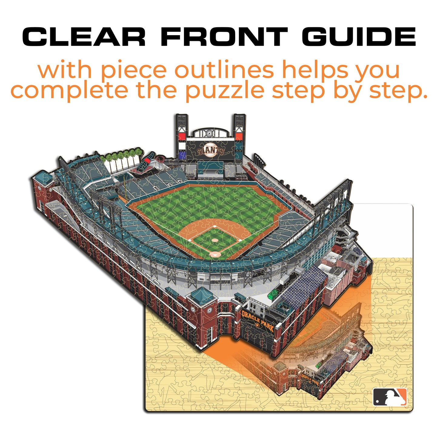 San Francisco Giants™ Oracle Park Wooden Puzzle