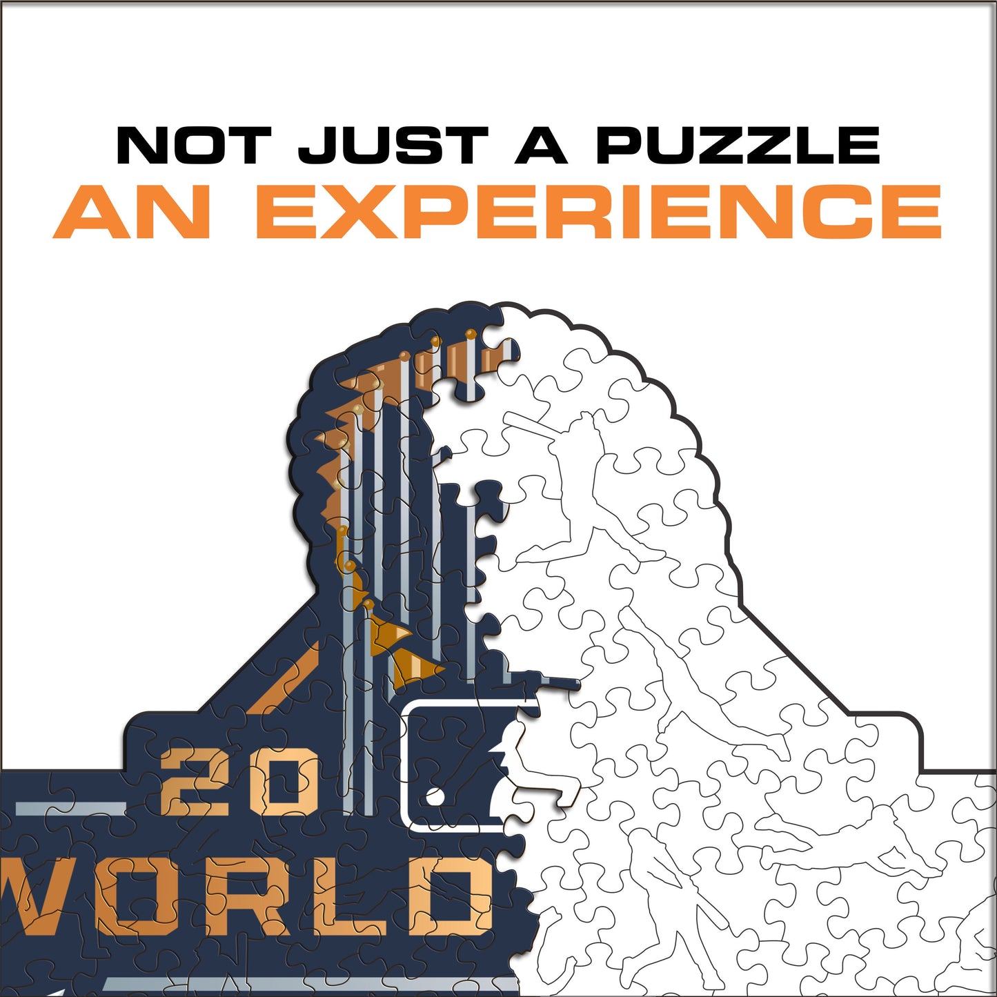 Los Angeles Dodgers™ 2025 World Series Wooden Puzzle