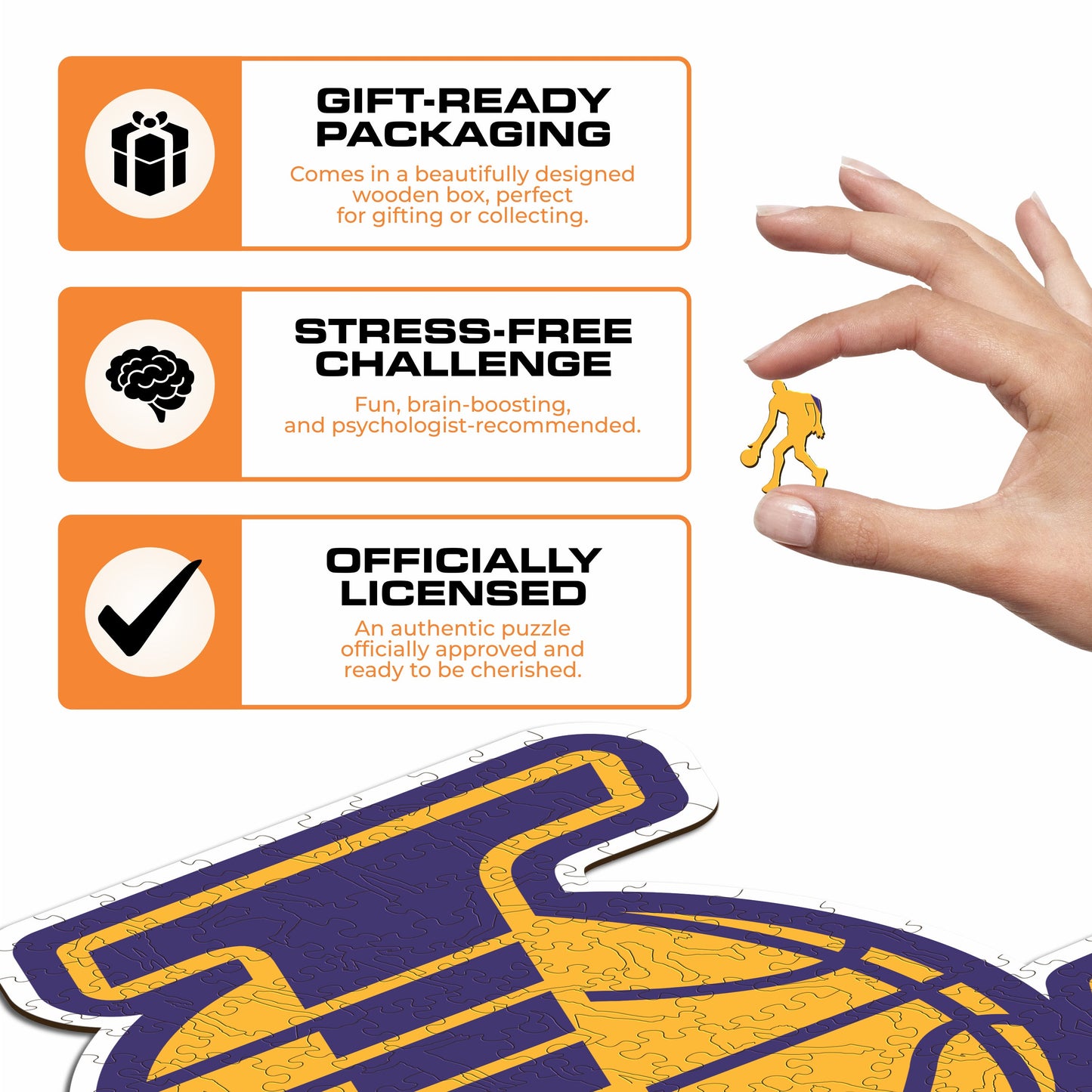 Los Angeles Lakers™ - Wooden Puzzle