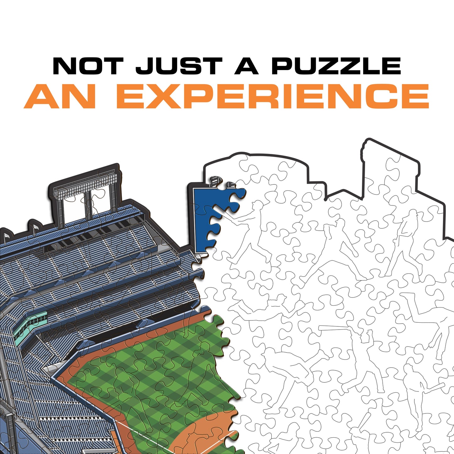 New York Mets™ Citi Field Wooden Puzzle