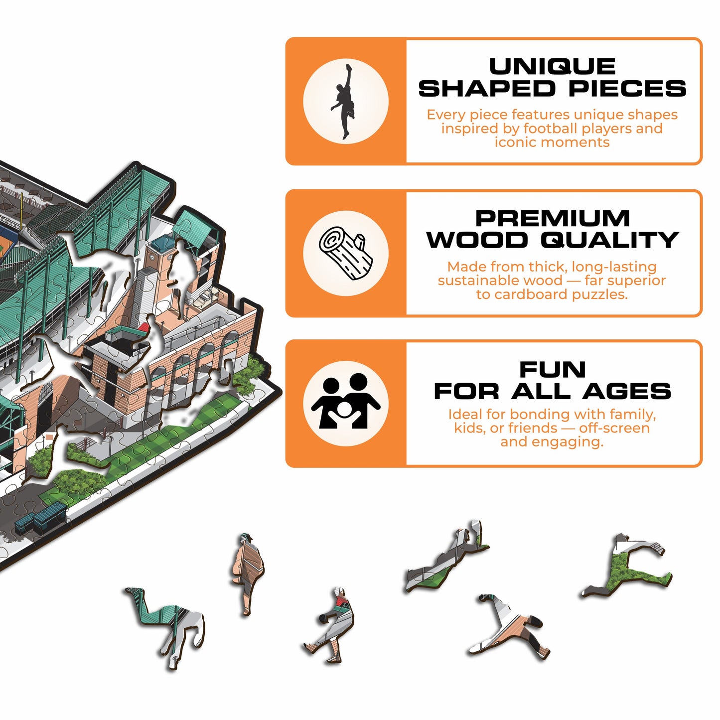 Baltimore Orioles™ Oriole Park at Camden Yards Wooden Puzzle