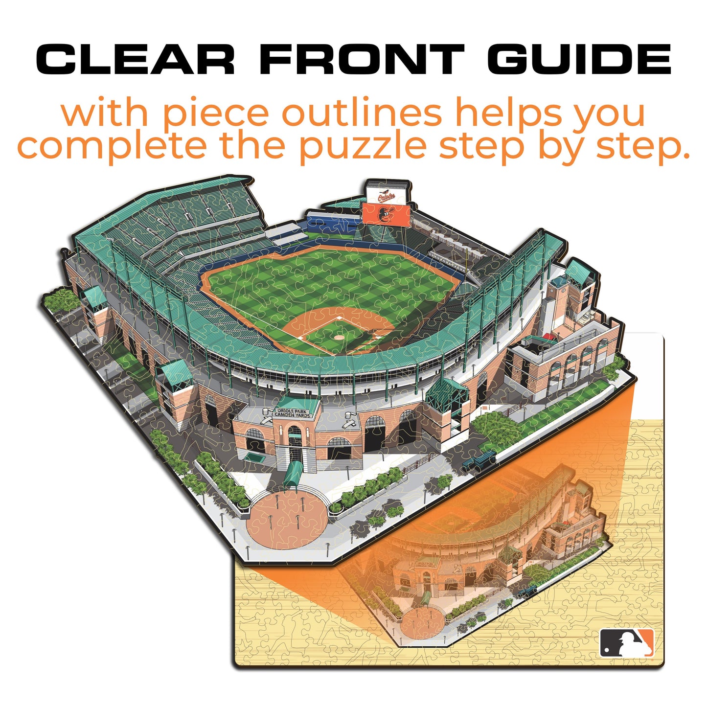 Baltimore Orioles™ Oriole Park at Camden Yards Wooden Puzzle