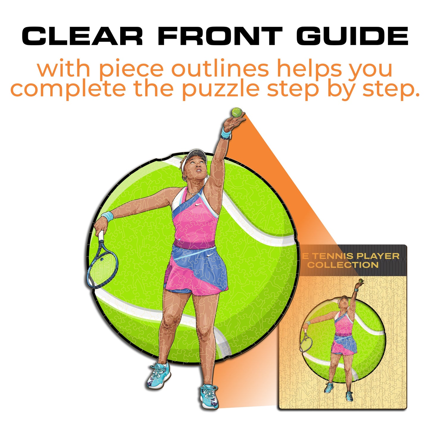 Naomi Osaka - Wooden Puzzle