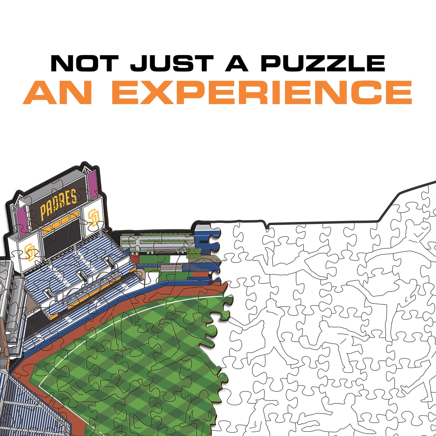 San Diego Padres™ Petco Park Wooden Puzzle