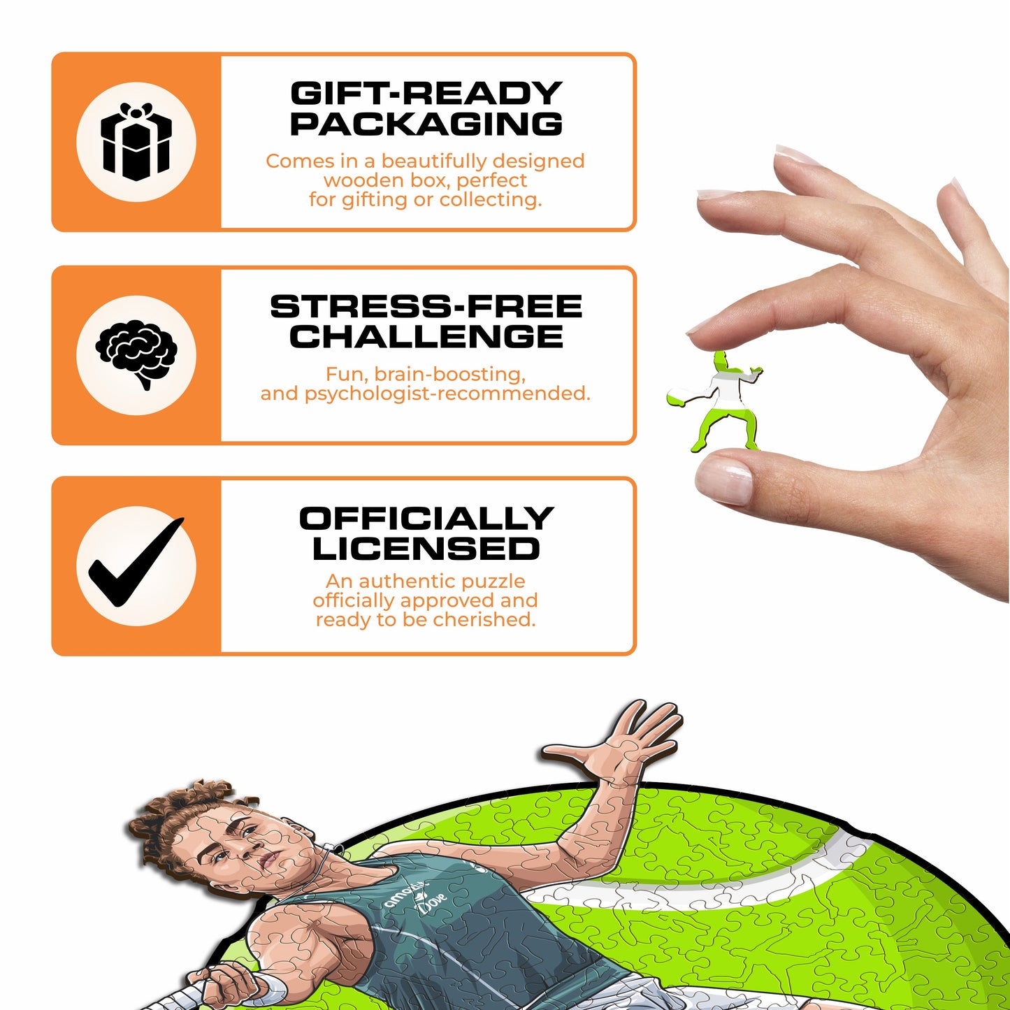 Jasmine Paolini - Wooden Puzzle