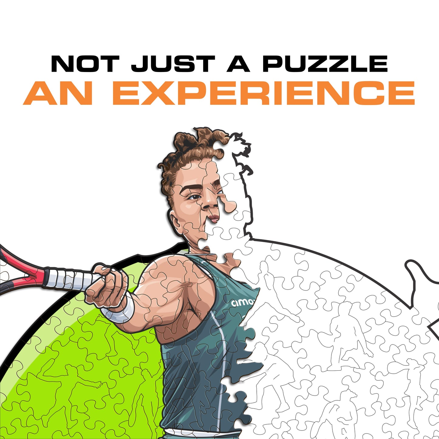 Jasmine Paolini - Wooden Puzzle