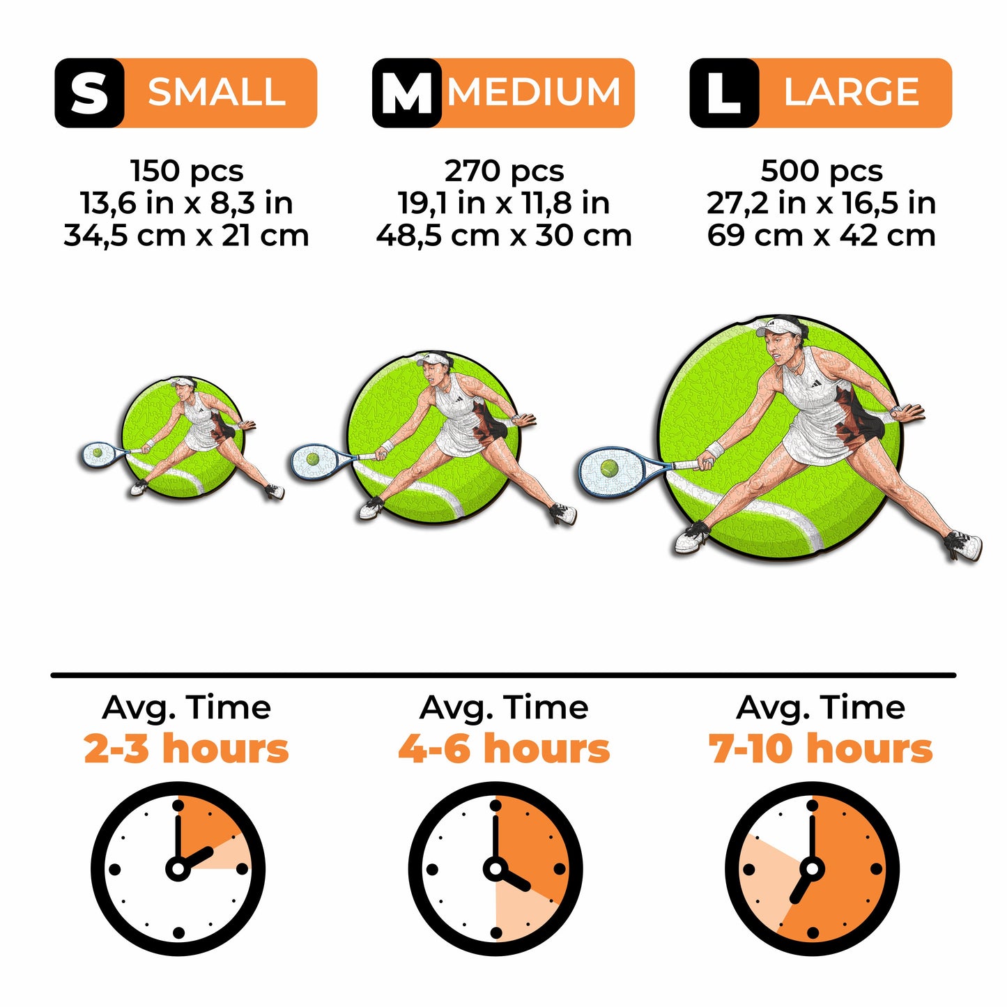 Jessica Pegula - Wooden Puzzle