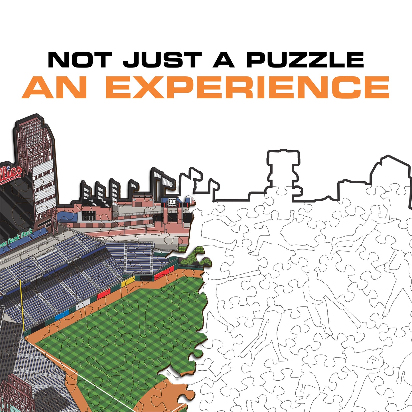 Philadelphia Phillies™ Citizens Bank Park Wooden Puzzle
