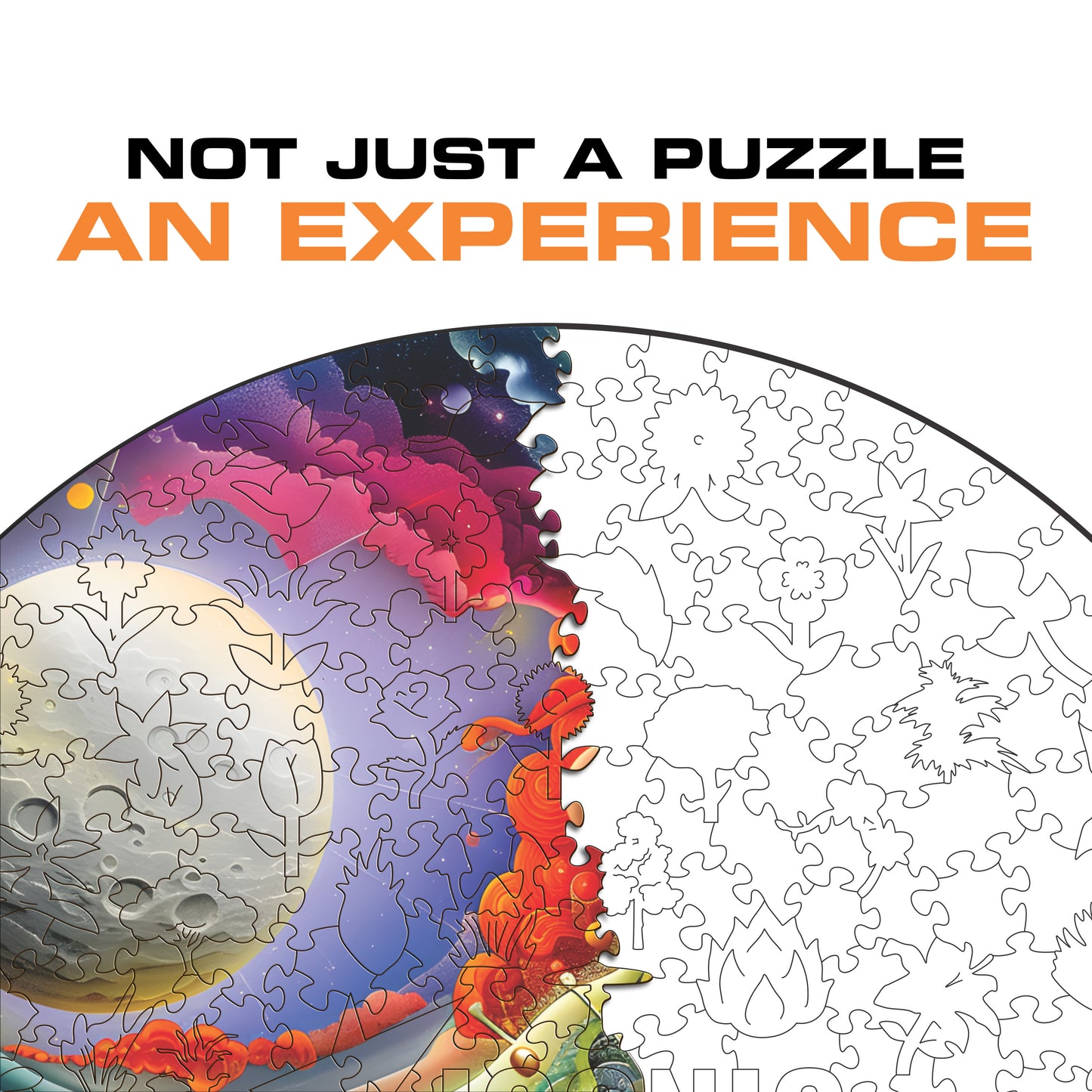Powerful Moon - Wooden Puzzle