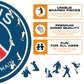 PSG FC® Crest - Wooden Puzzle