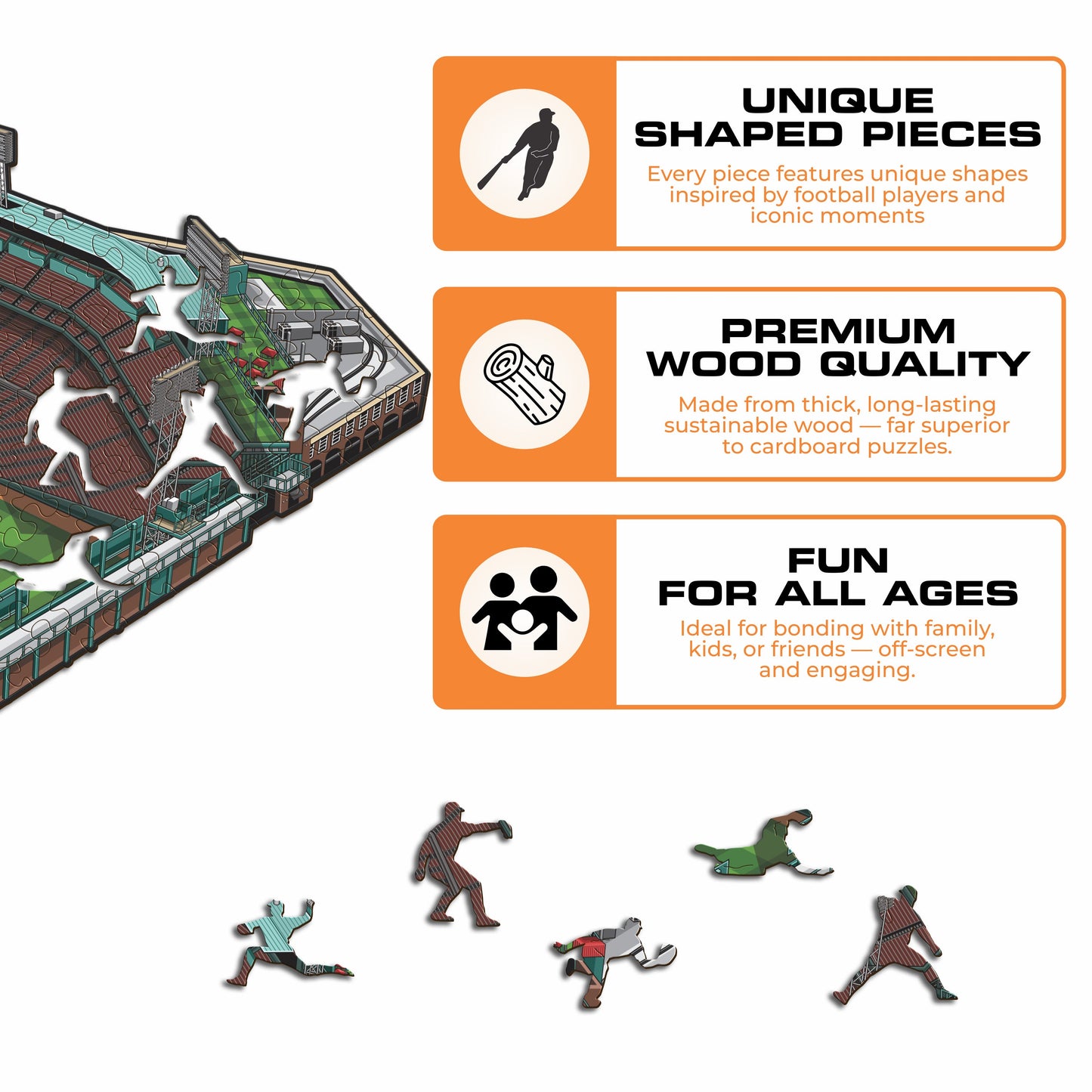 Boston Red Sox™ Fenway Park Wooden Puzzle
