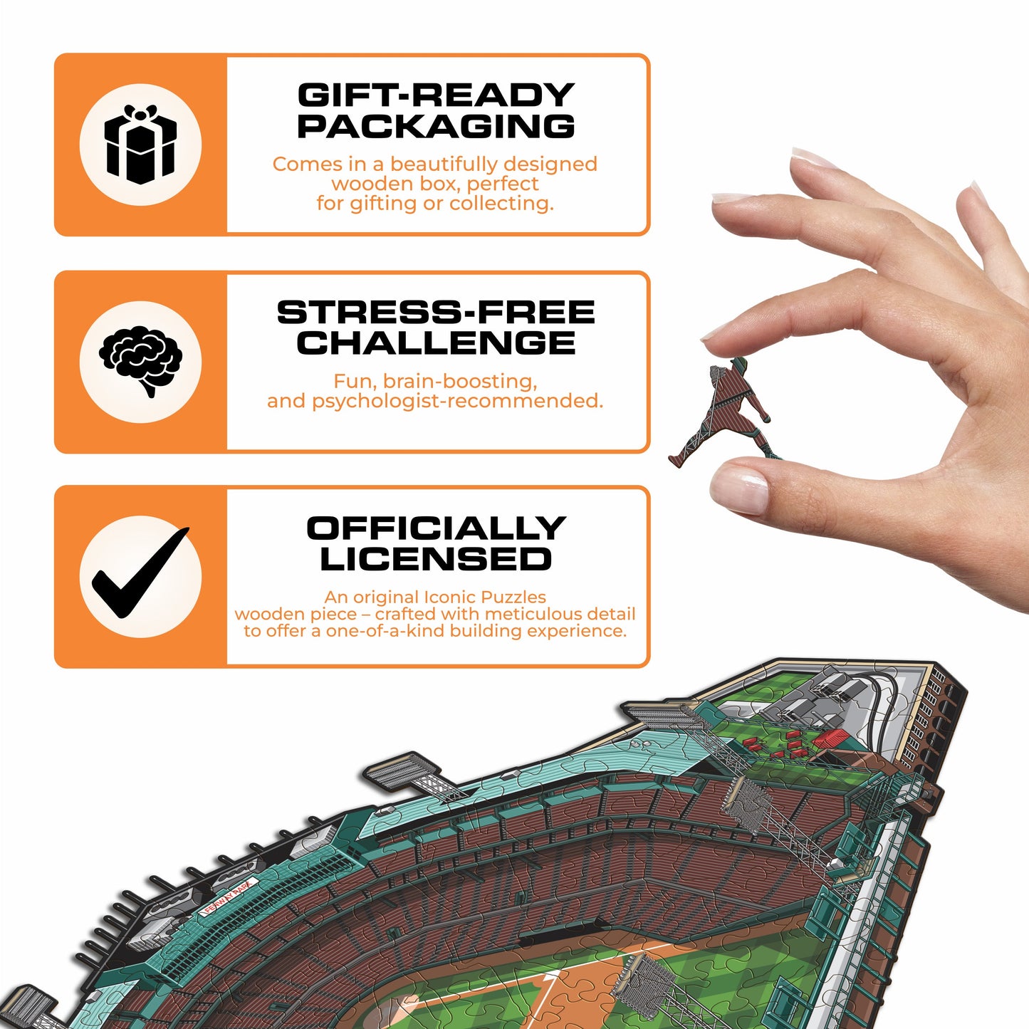Boston Red Sox™ Fenway Park Wooden Puzzle