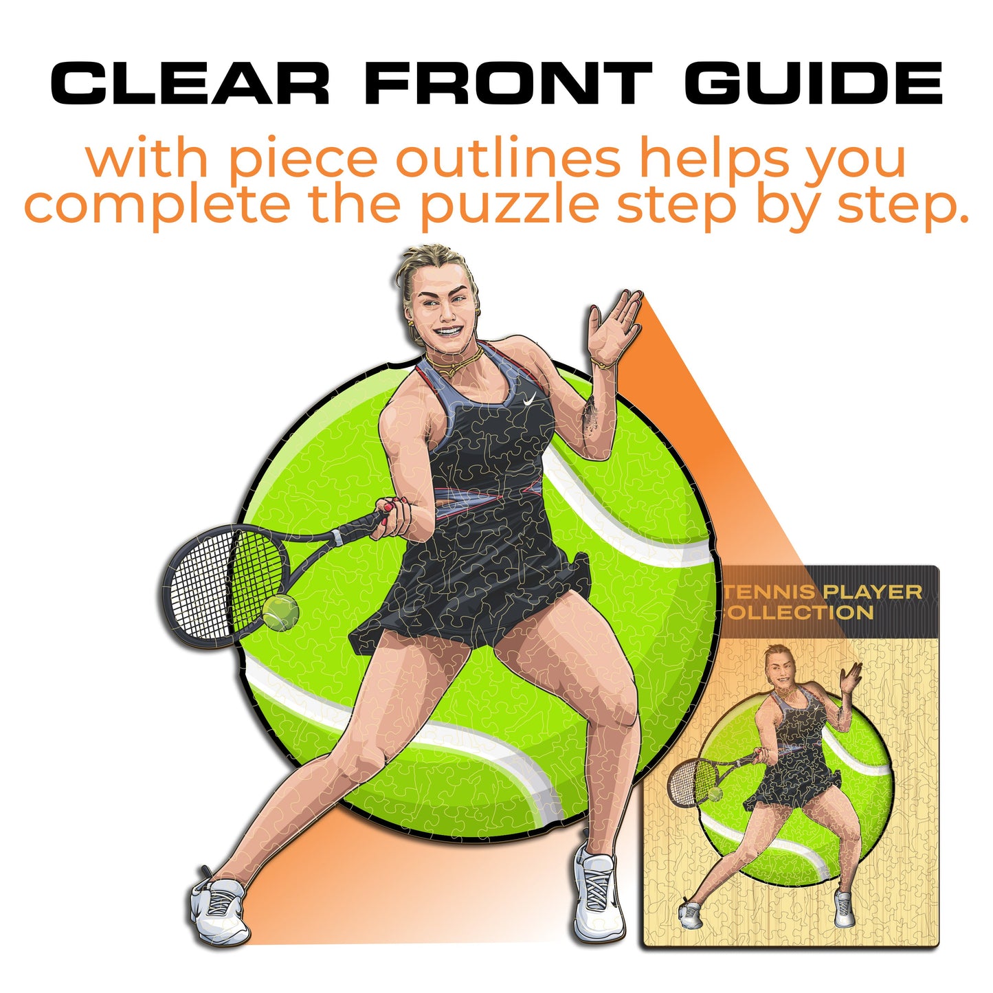 Aryna Sabalenka - Wooden Puzzle