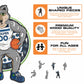 Minnesota Timberwolves™ Mascot - Wooden Puzzle