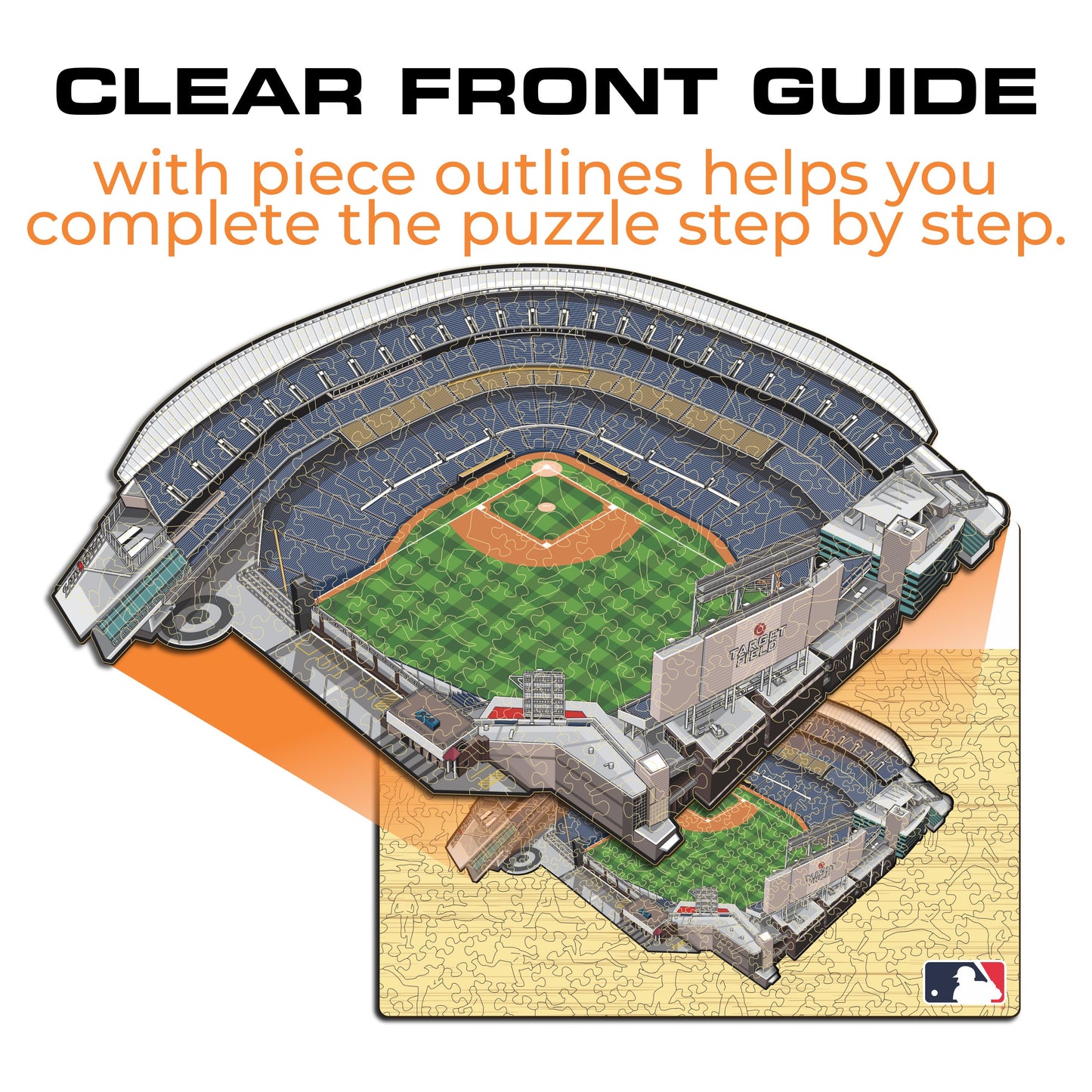 Minnesota Twins™ Target Field Wooden Puzzle