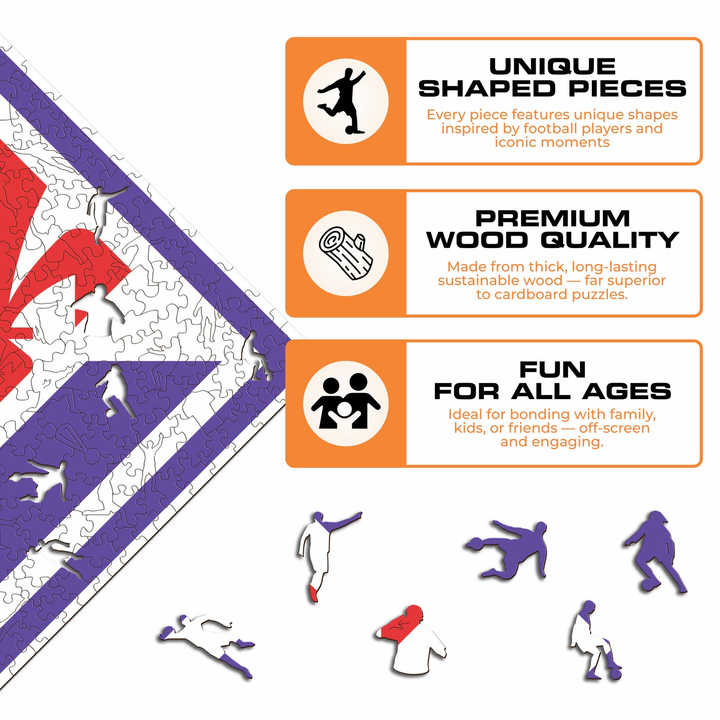 ACF Fiorentina® Crest - Wooden Puzzle