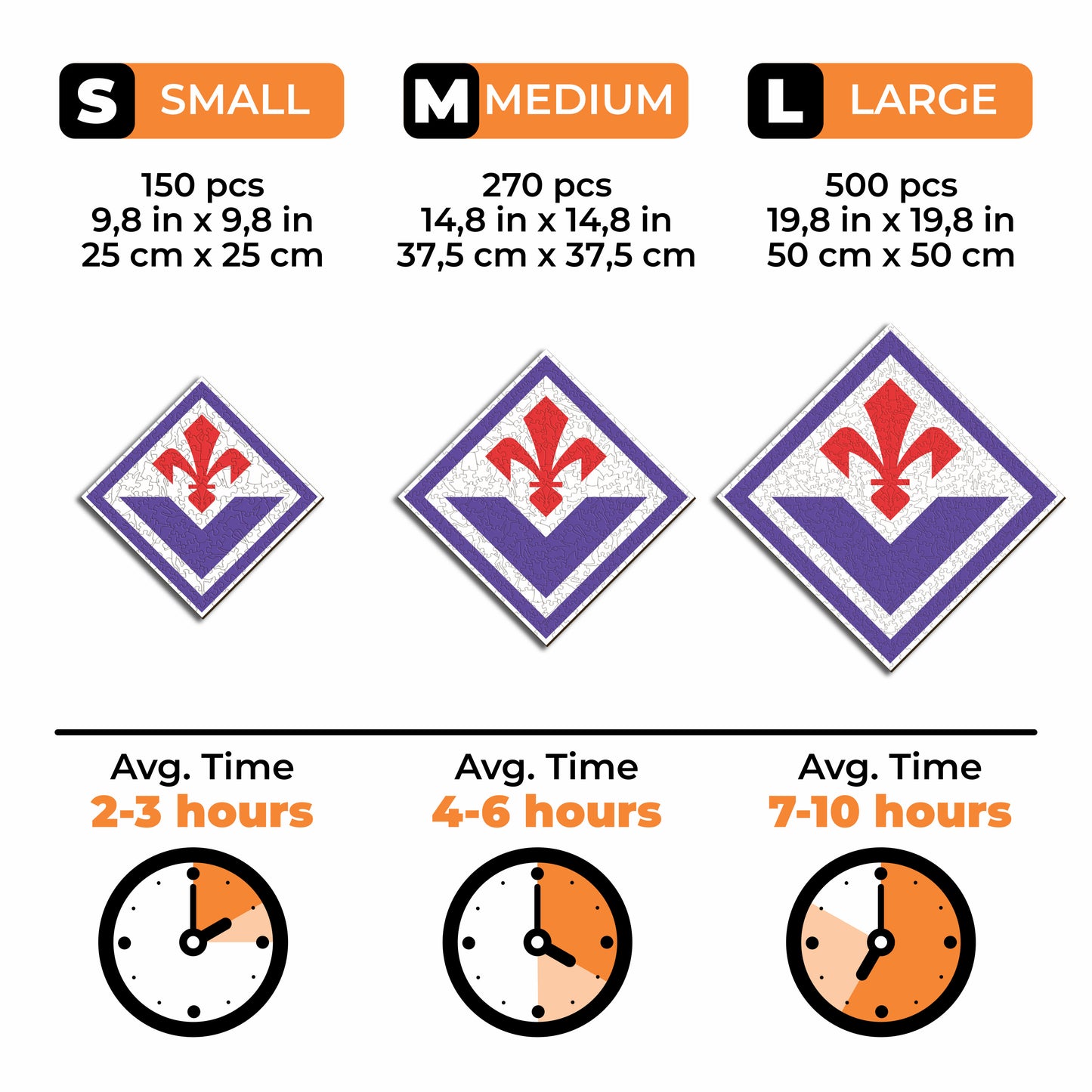 ACF Fiorentina® Crest - Wooden Puzzle