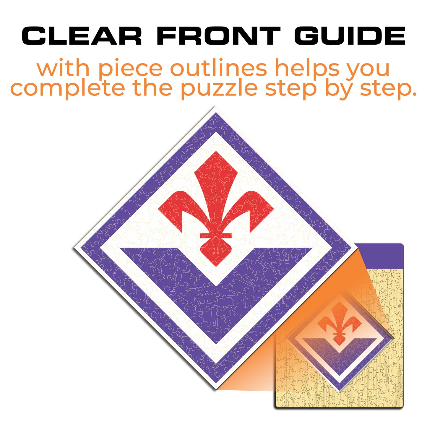 ACF Fiorentina® Crest - Wooden Puzzle