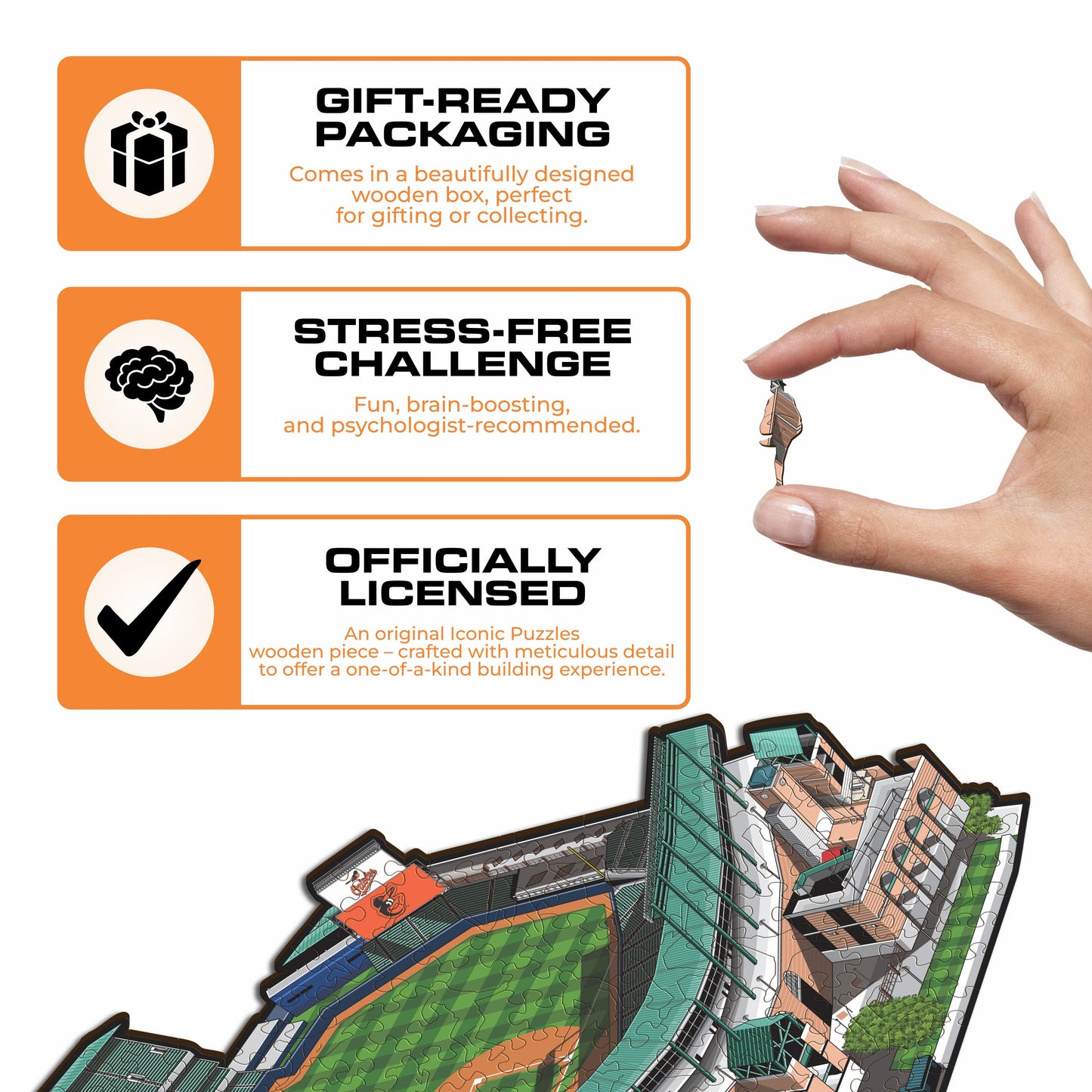 Baltimore Orioles™ Oriole Park at Camden Yards Wooden Puzzle
